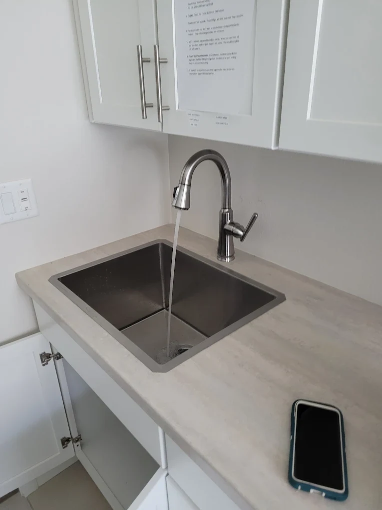 Garbage Disposal Upgrade Before and After